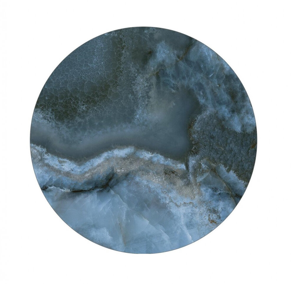 Изображение товара Столешница (встраиваемая полка) Kerama Marazzi Cono 43.1 см из Onice, синяя, CO4.VT277.431