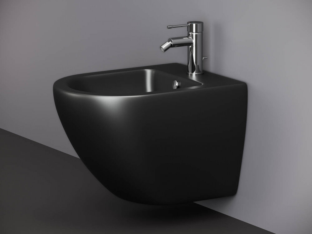Изображение товара Подвесное биде Ceramicanova Metropol черный матовый CN4003MB премиум качество