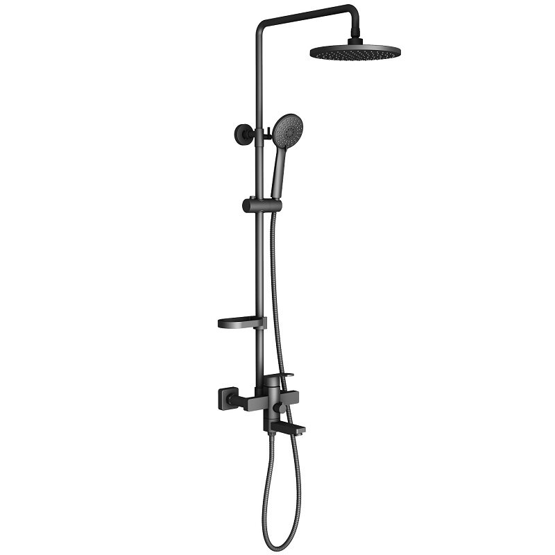 Изображение товара Душевая система Timo Beverly SX-1060/03, с изливом, цвет черный матовый