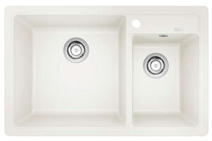 Изображение товара Мойка Blanco Legra 8 Silgranit белая - двухчашевый кухонный агрегат из искусственного камня