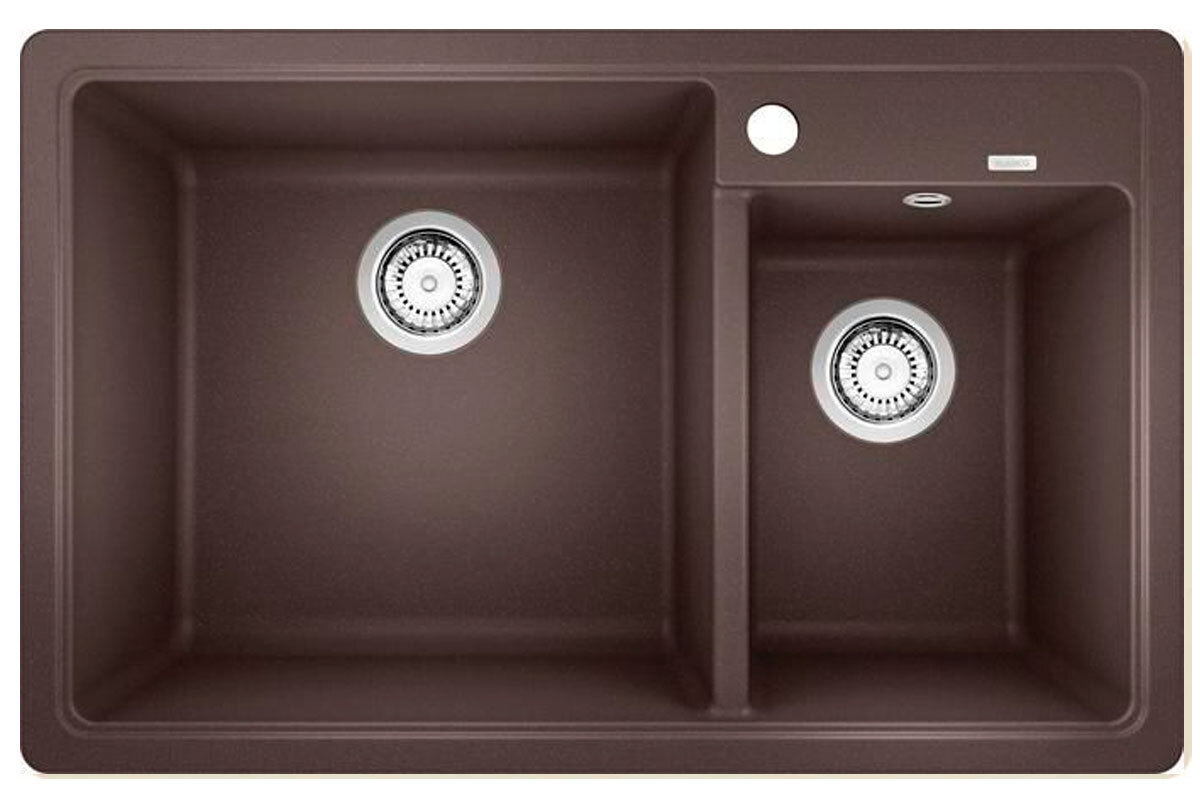 Изображение товара Кухонная мойка Blanco Legra 8 кофе из искусственного камня с двумя чашами