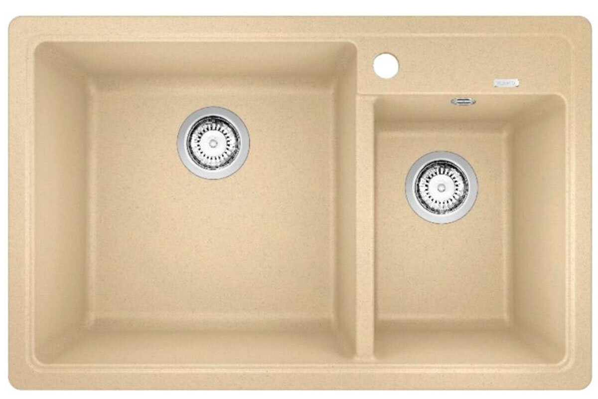 Изображение товара Кухонная мойка Blanco Legra 8 Silgranit шампань, угловая установка, двойная, Германия