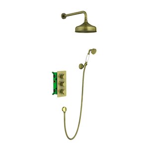 Изображение товара Душевая система Timo Petruma SX-5169/02SM термостатическая, цвет античная бронза