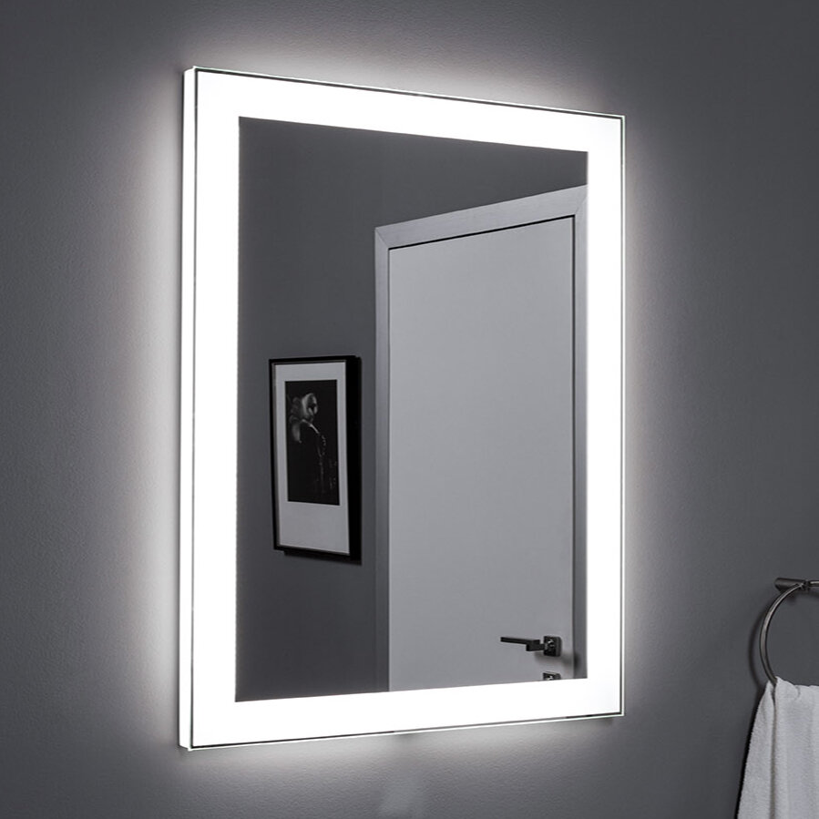 Изображение товара Зеркало Aquanet Алассио new 7085 70 см с Led подсветкой, сенсорный выключатель, 249344
