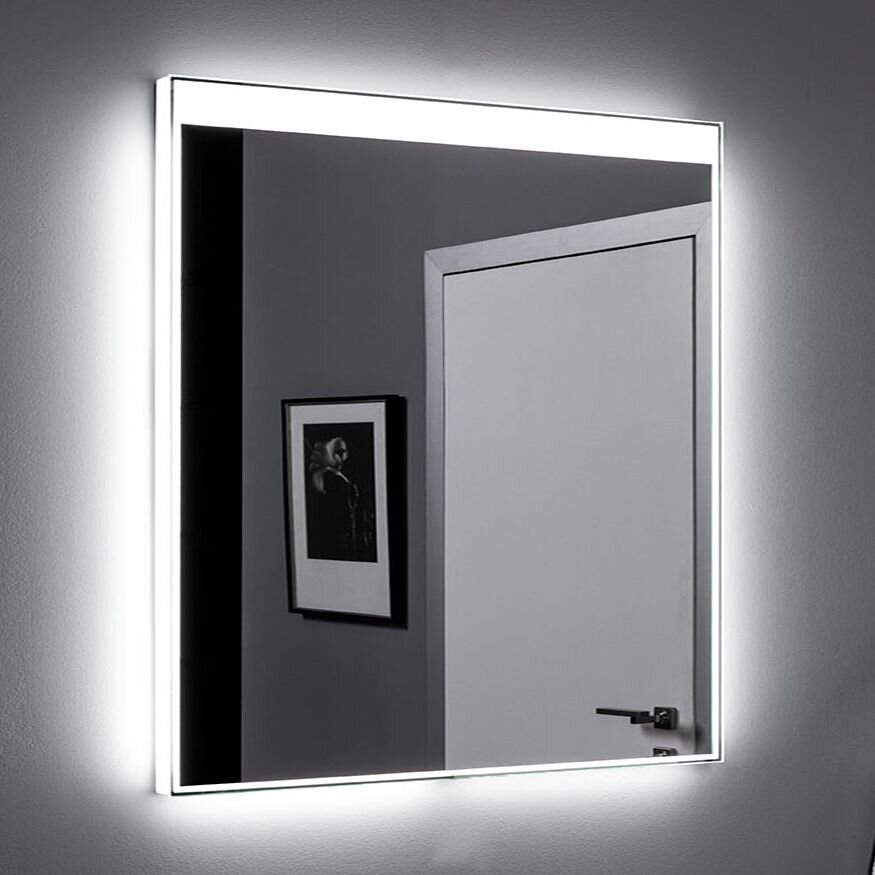 Изображение товара Зеркало Aquanet Палермо new 8085 80 см с Led подсветкой, сенсорный выключатель, 249352