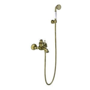Изображение товара Смеситель Timo Arisa 5314/02Y для ванны и душа с гарнитуром, цвет античная бронза