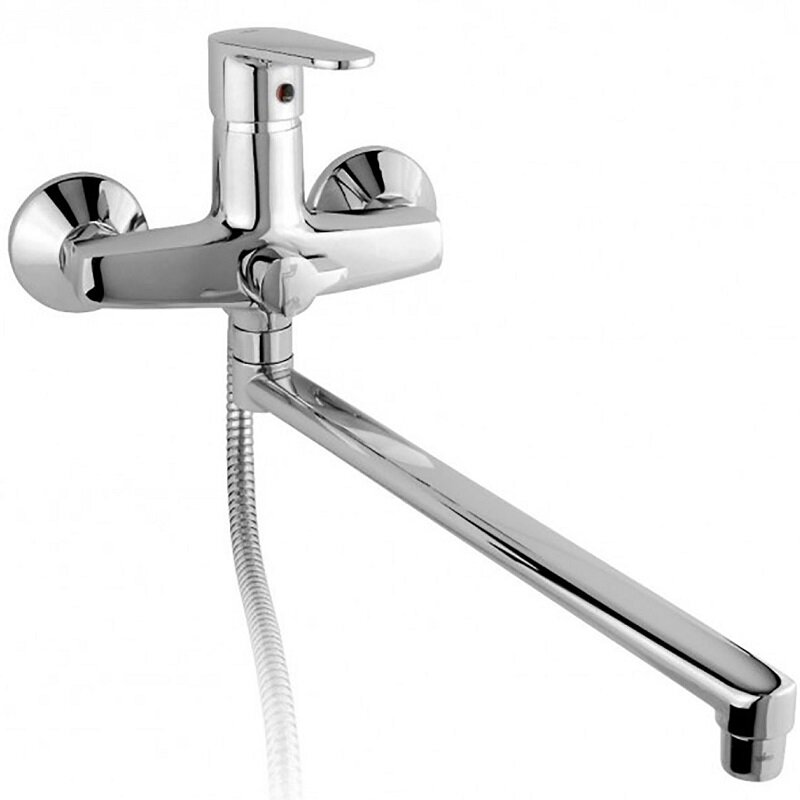 Изображение товара Смеситель Timo Supra 1415YCR chrome для ванны и душа с гарнитуром