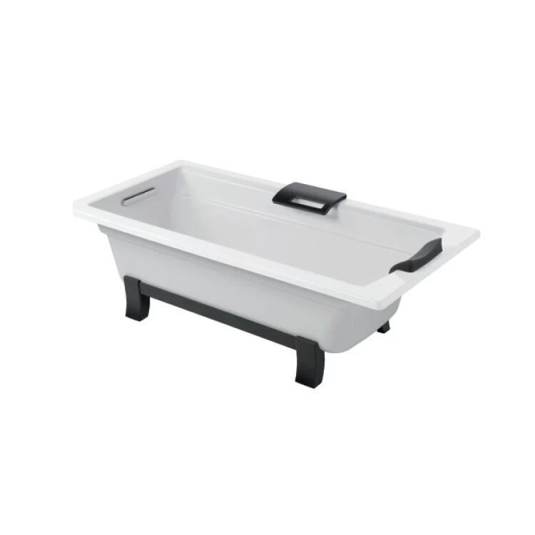 Изображение товара Ванна чугунная Jacob Delafon Archer E6D907-0, 170 x 80 см, отдельностоящая, с отверстиями для поручня, белая, ножки в комплекте Изображение товара Ванна чугунная Jacob Delafon Archer E6D907-0, 170 x 80 см, отдельностоящая, с отверстиями для поручня, белая, ножки в комплекте
