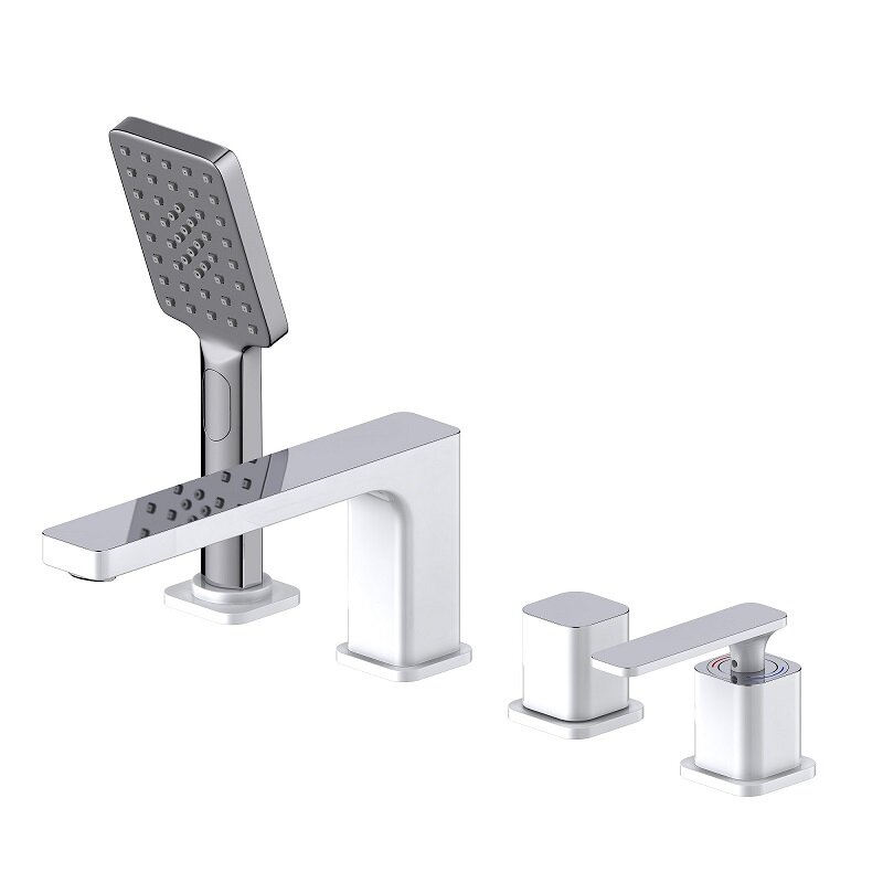 Изображение товара Смеситель для ванны Timo Torne 4330/00-16Y на борт ванны белый хром