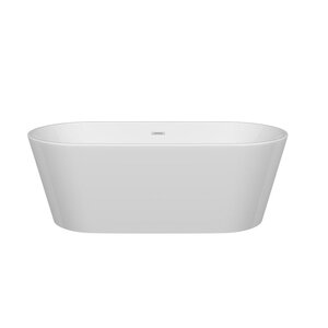 Изображение товара Акриловая ванна Sancos 170x80 см, овальная, белая, FB01