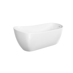 Изображение товара Акриловая ванна Sancos 170x72 см овальная отдельно стоящая белая