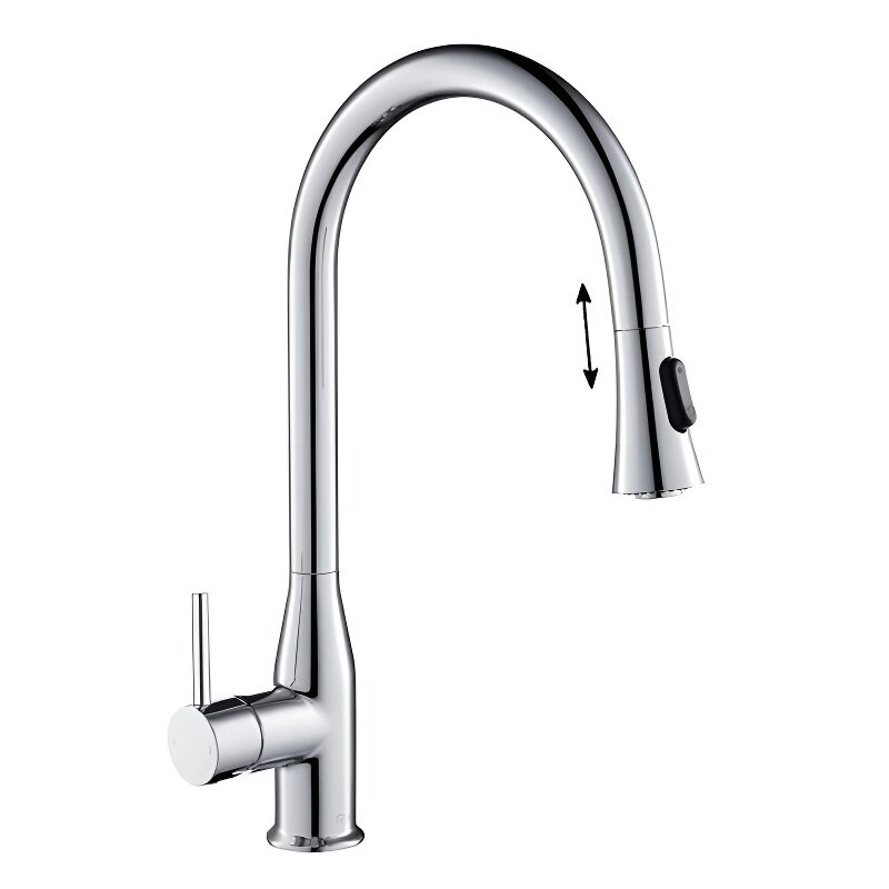 Изображение товара Смеситель для кухни Timo Saona 2336/00FL с выдвижным изливом, хром