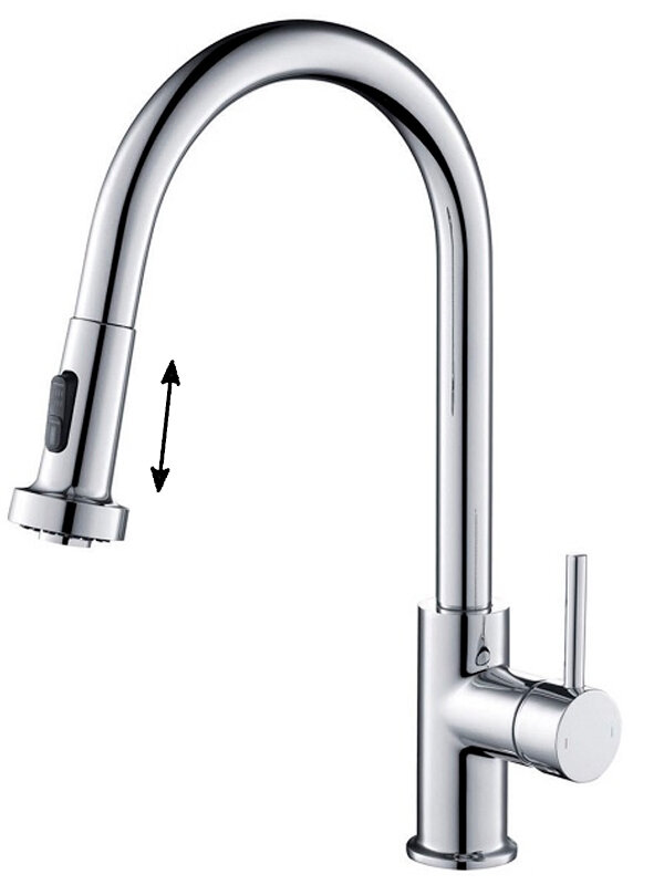 Изображение товара Смеситель Timo Saona 2316/00FL для кухонной мойки с выдвижным изливом