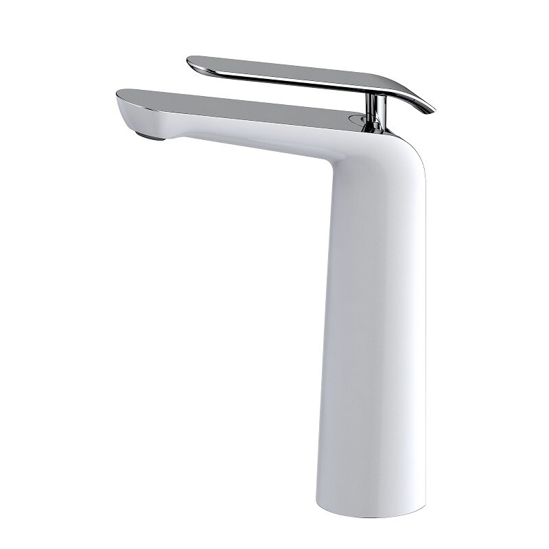 Изображение товара Смеситель Timo Olivia 3211/00-16F для раковины, белый/хром Изображение товара Смеситель Timo Olivia 3211/00-16F для раковины, белый/хром