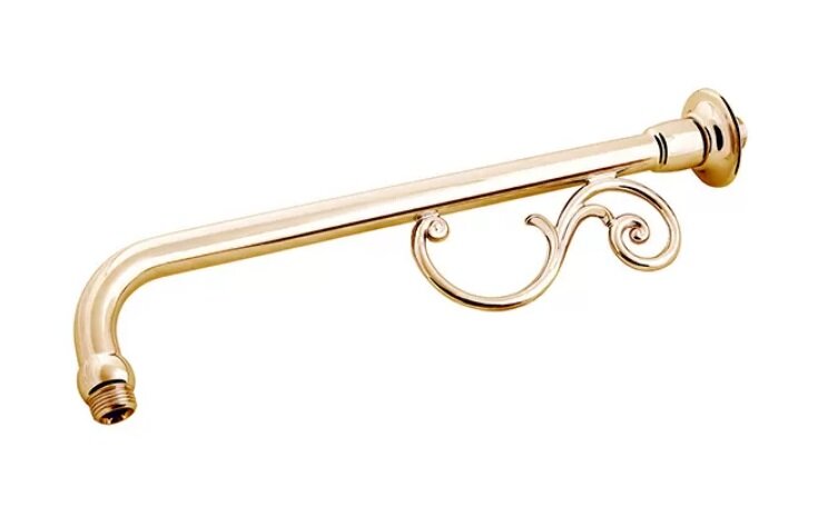 Изображение товара Держатель верхнего душа Caprigo Parts 99-110-oro 35 см с декором, золото (УК022528)