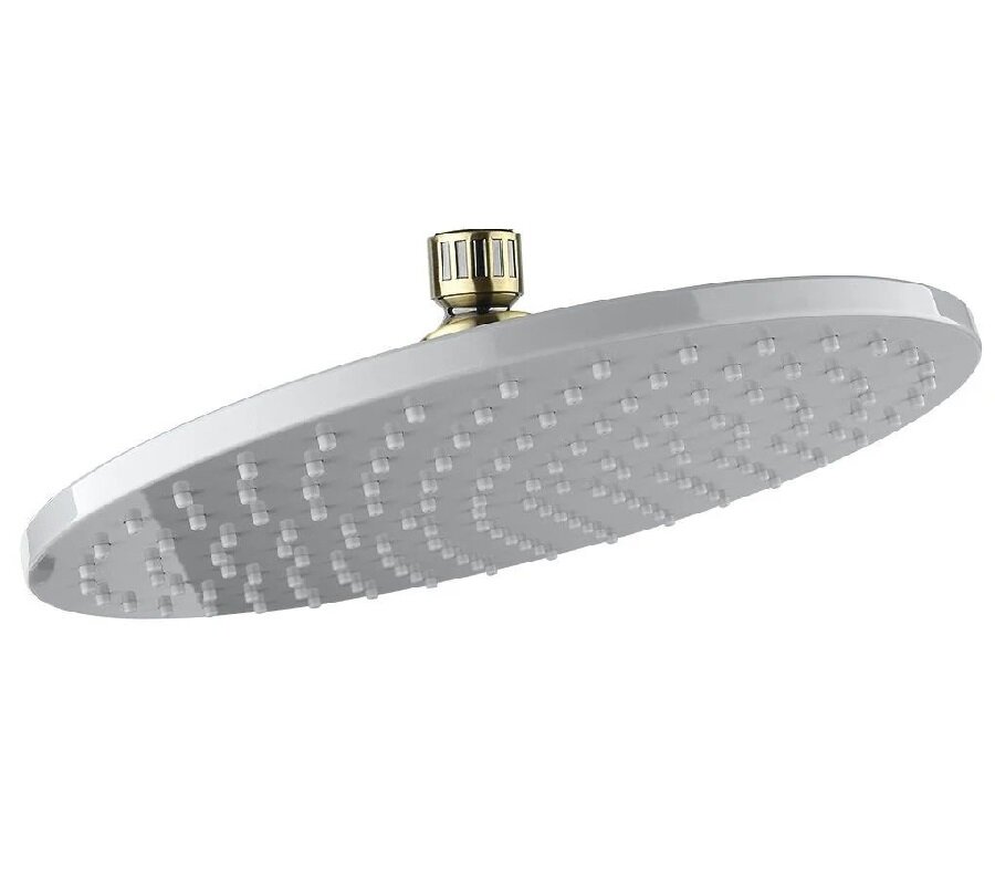 Изображение товара Верхний душ Timo 260 мм античная бронза и серый, тропический стиль