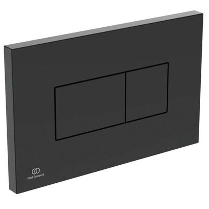 Изображение товара Панель смыва Ideal Standard Prosys Solea R0110A6 черная с двумя кнопками Изображение товара Панель смыва Ideal Standard Prosys Solea R0110A6 черная с двумя кнопками