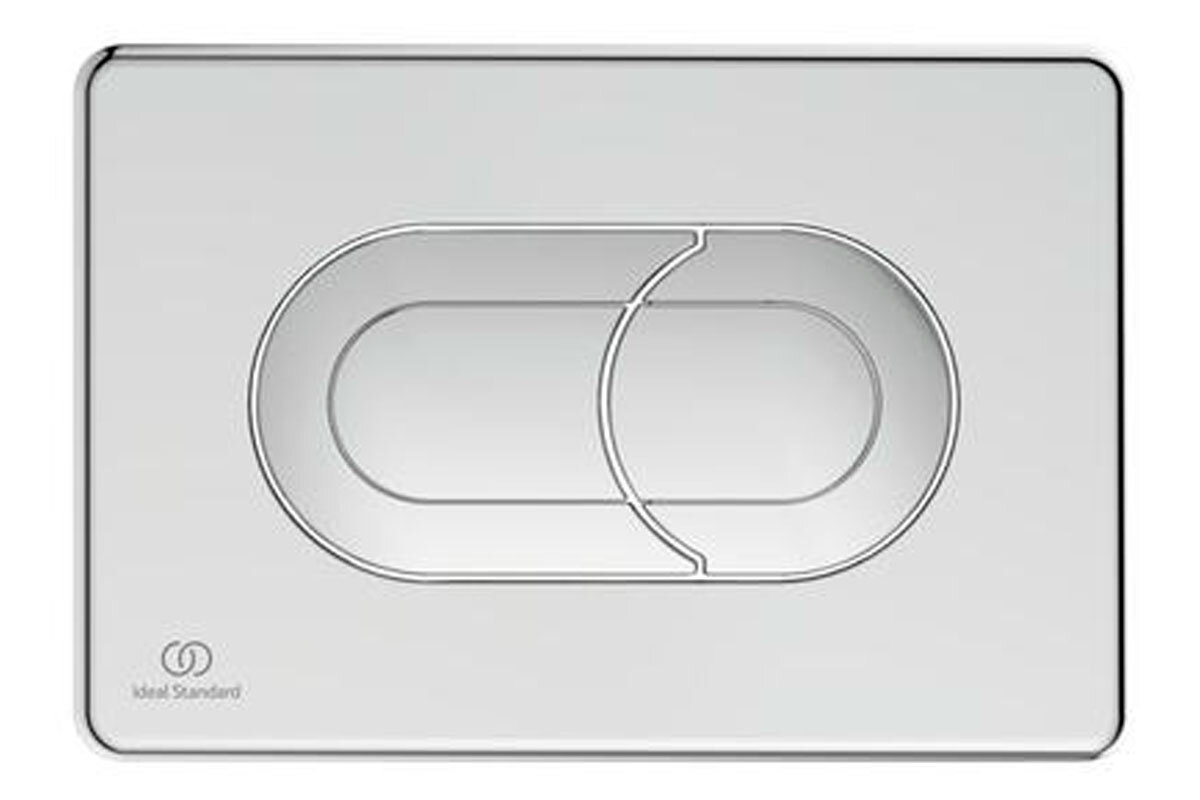 Изображение товара Панель смыва Ideal Standard Prosys Solea хром двухрежимный пневматический механизм