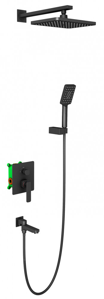 Изображение товара Душевая система Timo Torne SX-4399/03SM черная с скрытым монтажом