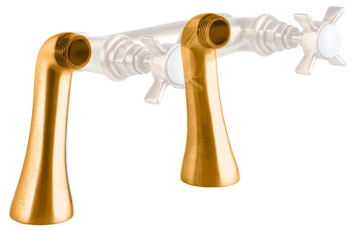 Изображение товара Угловая колонна для смесителя Caprigo Parts 99-092-oro, латунь, золото