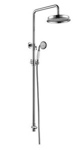 Изображение товара Душевой гарнитур Caprigo Parts 99-564-crm верхний душ, душевая лейка, 1 режим лейки, хром (УК043166)