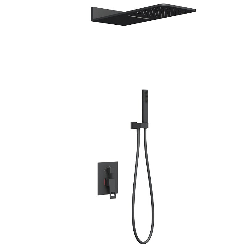 Изображение товара Душевая система Timo Briana SX-7139/03SM с тропическим душем и черным матовым цветом Изображение товара Душевая система Timo Briana SX-7139/03SM с тропическим душем и черным матовым цветом