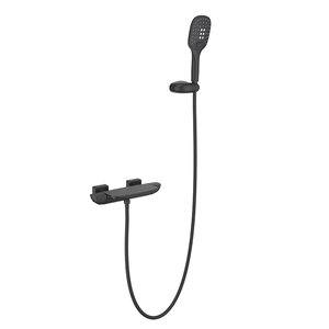 Изображение товара Смеситель Timo Helmi 4024/03Y для ванны и душа, цвет чёрный матовый