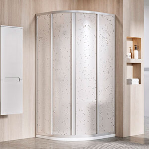 Изображение товара Душевой уголок Ravak Supernova SKKP4-90 с раздвижными дверями и витражом Pearl