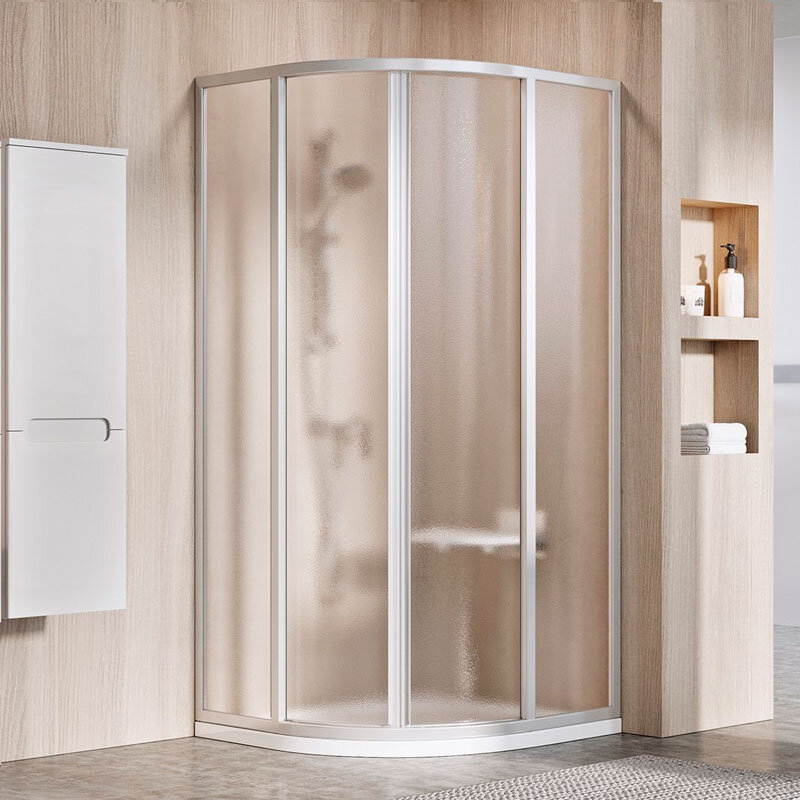 Изображение товара Душевой уголок Ravak Supernova 90x90 см с раздвижными дверями и витражем грейп