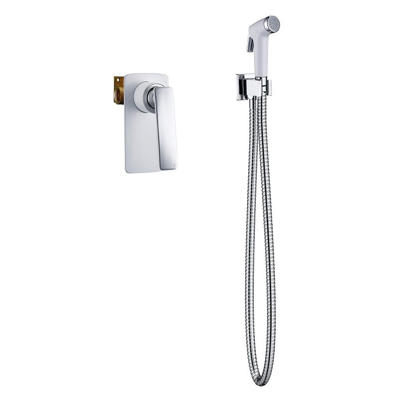 Изображение товара Гигиенический душ Timo Helmi с смесителем 4089/00-16SM белый хром