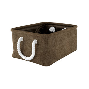 Изображение товара Корзина для ванной комнаты WasserKraft Abens WB-220-S маленькая темно-коричневая