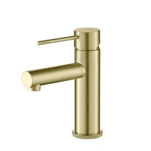 Изображение товара Стильный смеситель для раковины Timo Saona 2361/17F золото матовое