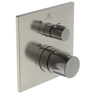 Изображение товара Смеситель для ванны и душа Ideal Standard Ceratherm A7522GN C100, квадратный дизайн, серый