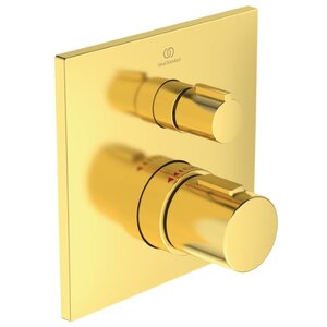 Изображение товара Современный встроенный смеситель для душа Ideal Standard Ceratherm A6956A2 C100 золото