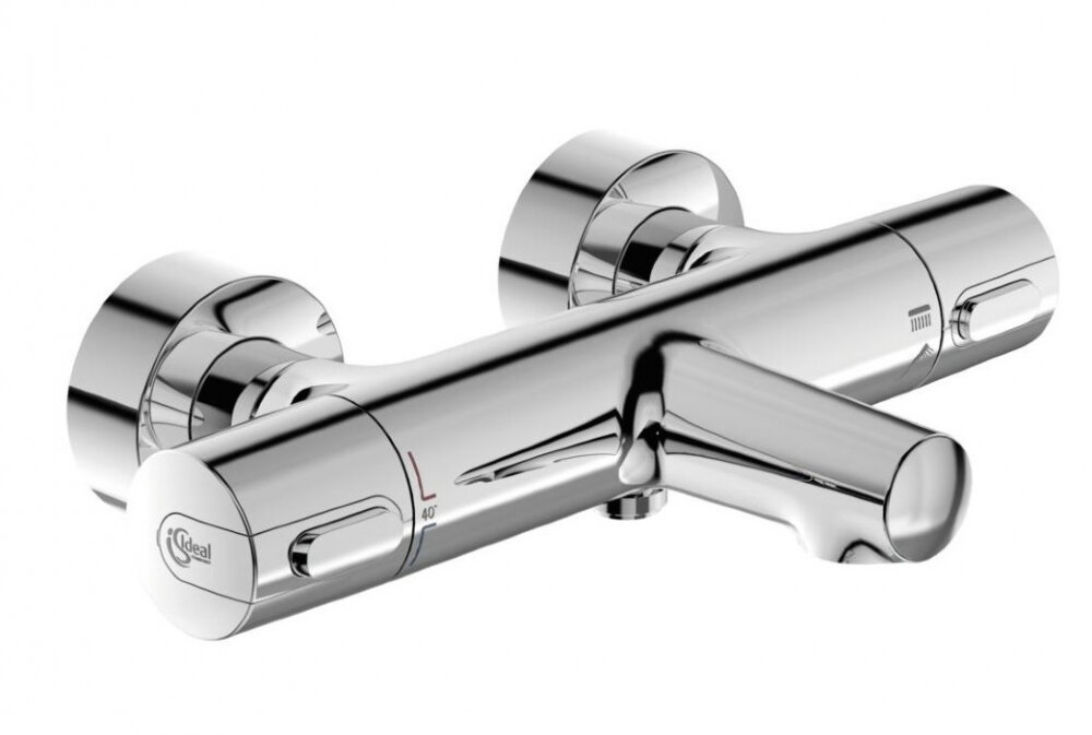 Изображение товара Смеситель Ideal Standard Ceratherm A4624AA 100 термостатический для ванны и душа, с душевым гарнитуром, хром