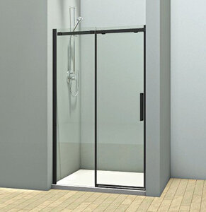 Изображение товара Душевая дверь Veconi Vianno VN70, 160 x 195 см, черный профиль