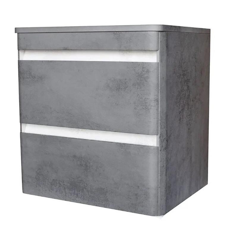 Изображение товара Тумба под раковину Style Line Атлантика 70 СС-00002282 Люкс, 70 см, подвесная, бетон темный