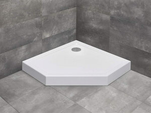 Изображение товара Поддон для душа Radaway Doros SDRPT8080-05 PT, 80x80 см, пятиугольный, акрил