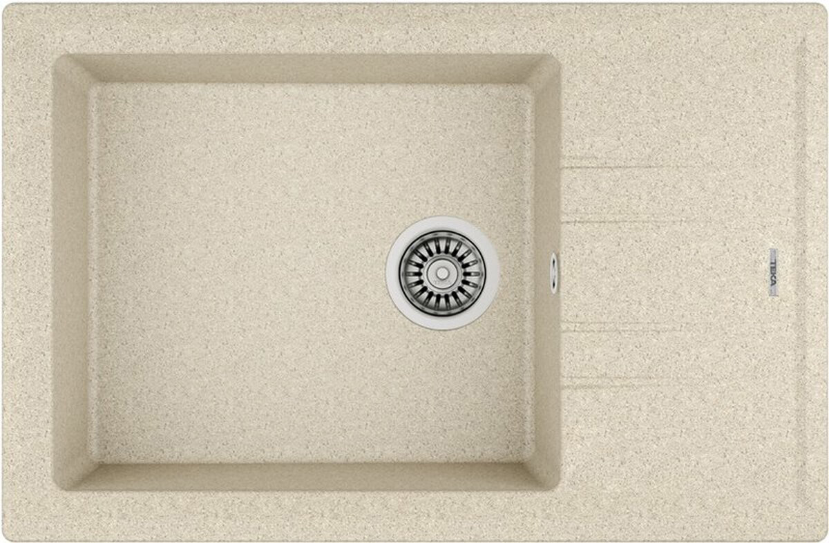 Изображение товара Кухонная мойка Teka Stone 60 Sandbeige из искусственного камня, монтаж сверху