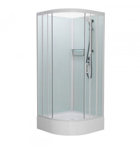 Изображение товара Душевая кабина Frank F409/1 White 90x90 без крыши 7 лет гарантии