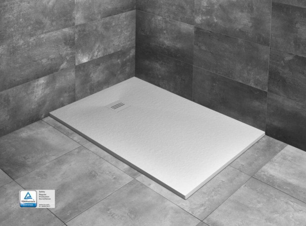 Изображение товара Поддон для душа Radaway Kyntos 100x90 см, прямоугольный, низкий, белый, из искусственного камня