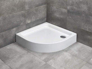 Изображение товара Поддон для душа Radaway Laros SLA8585-01 85x85 см четверть круга акрил белый