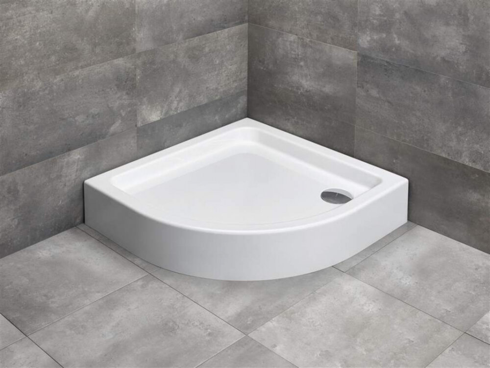 Изображение товара Поддон для душа Radaway Laros A850 SLA8585-01, 85 х 85 см, четверть круга, цвет белый Изображение товара Поддон для душа Radaway Laros A850 SLA8585-01, 85 х 85 см, четверть круга, цвет белый
