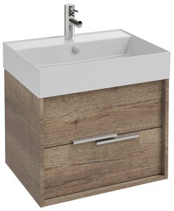 Изображение товара Тумба под раковину Jacob Delafon Vivienne 60 см дуб табак подвесная МДФ