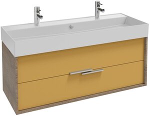 Изображение товара Тумба под раковину Jacob Delafon Vivienne 120 см желтый глянец подвесная