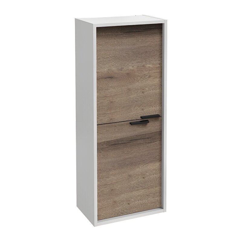 Изображение товара Шкаф-пенал Jacob Delafon Vivienne 40х100 см, белый глянцевый, дуб табак