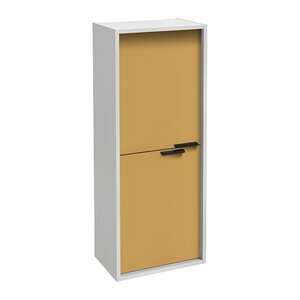 Изображение товара Шкаф-пенал Jacob Delafon Vivienne 40x100 см глянцевый желтый и белый