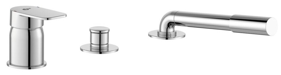 Изображение товара Смеситель Ideal Standard Tonic II A6349AA на борт ванны хром