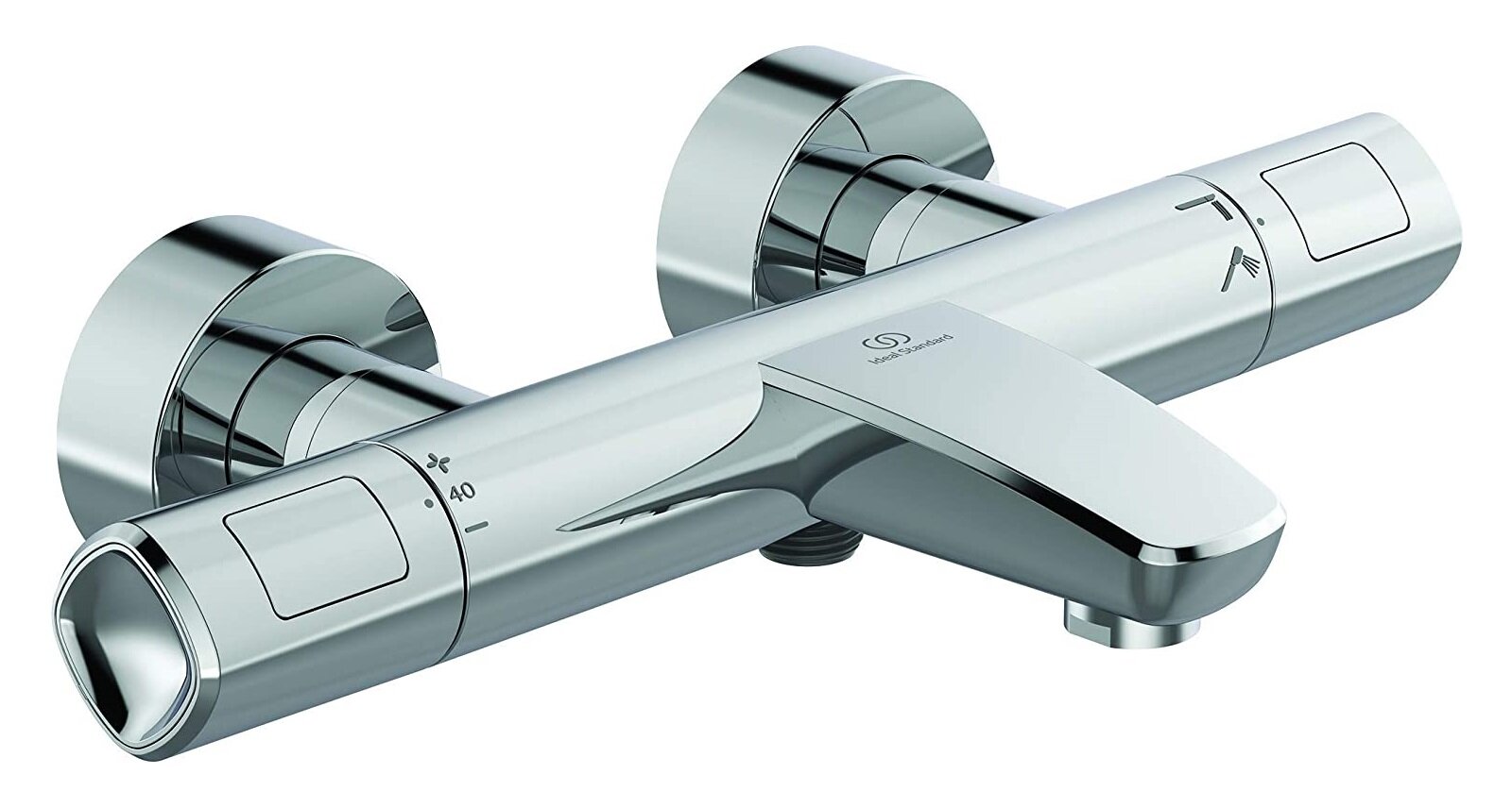 Изображение товара Термостатический смеситель Ideal Standard Ceratherm для ванны и душа, хром Изображение товара Термостатический смеситель Ideal Standard Ceratherm для ванны и душа, хром