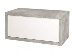 Изображение товара Подвесная тумба для ванной Myjoys Storm 80 см белый бетон